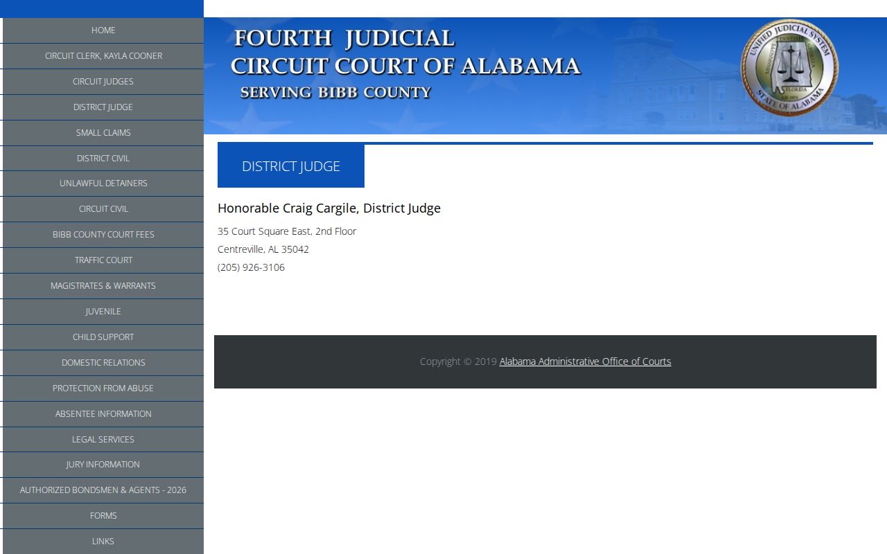 Bibb County court calendar District Court source