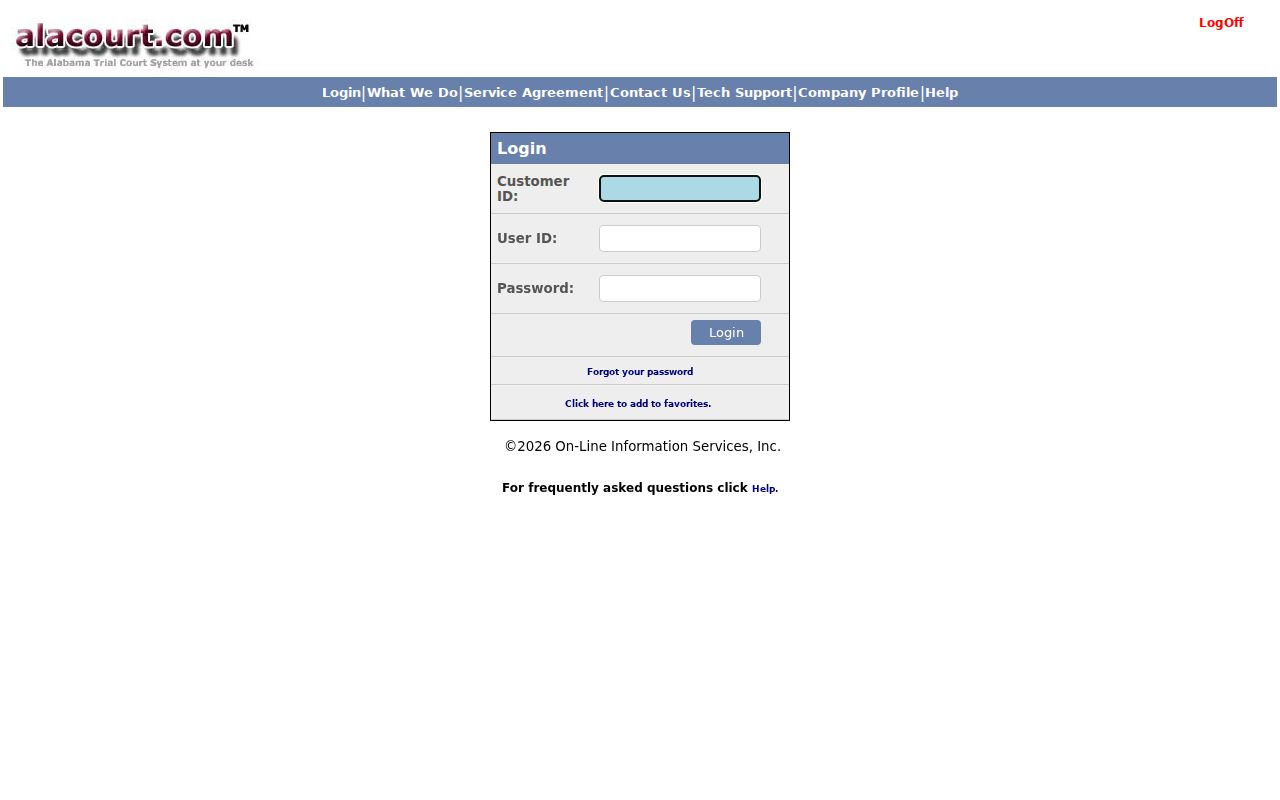 Bibb County case lookup Alacourt subscription login